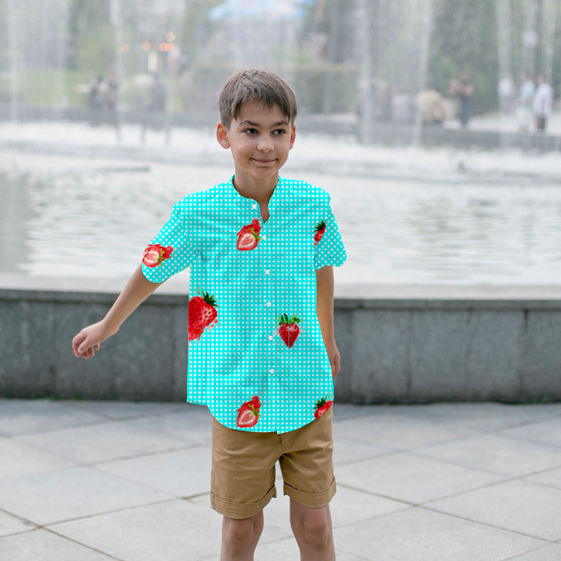 Tropic Classique Shirt (Strawberry tarts)