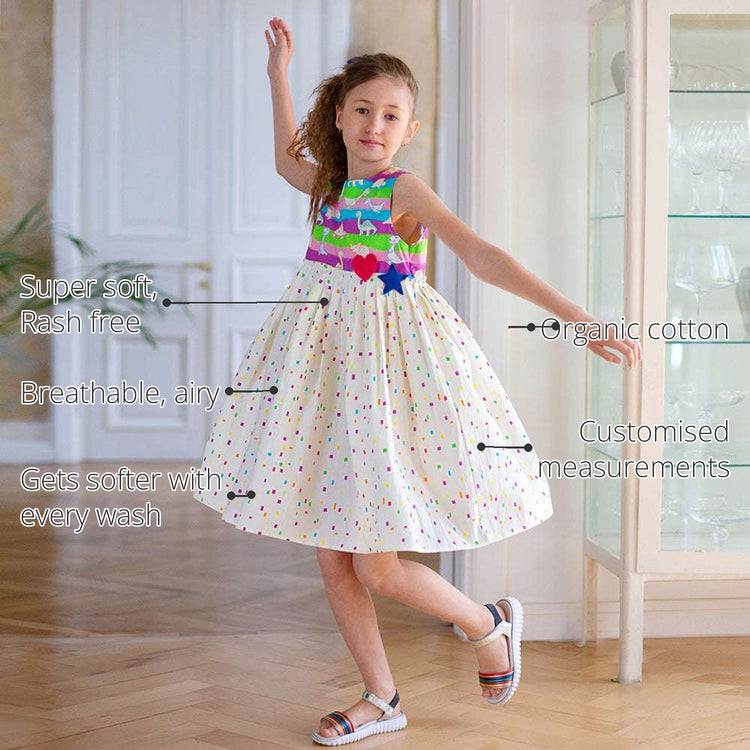 Magic Dust Girls' Dress features