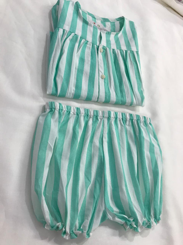 Mint Green stripes Set
