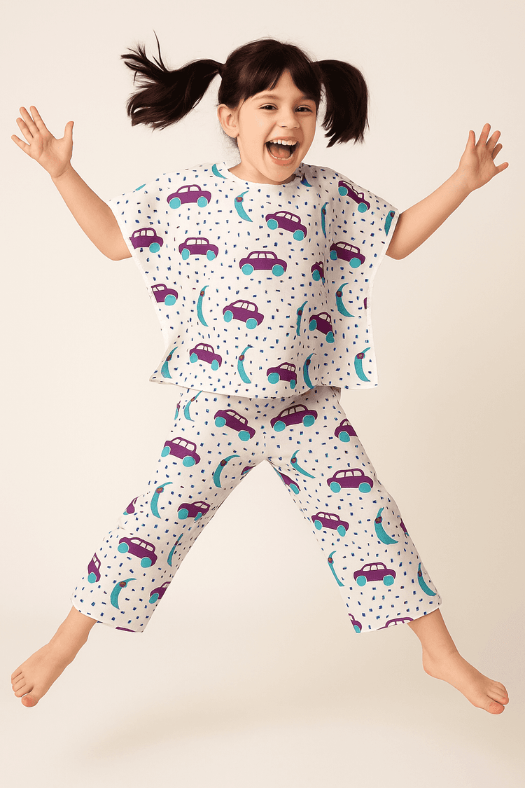 Banana and race cars Co-ord Set