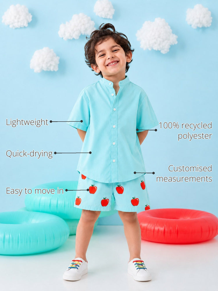 Red Apple Boys' Co-ord Set features