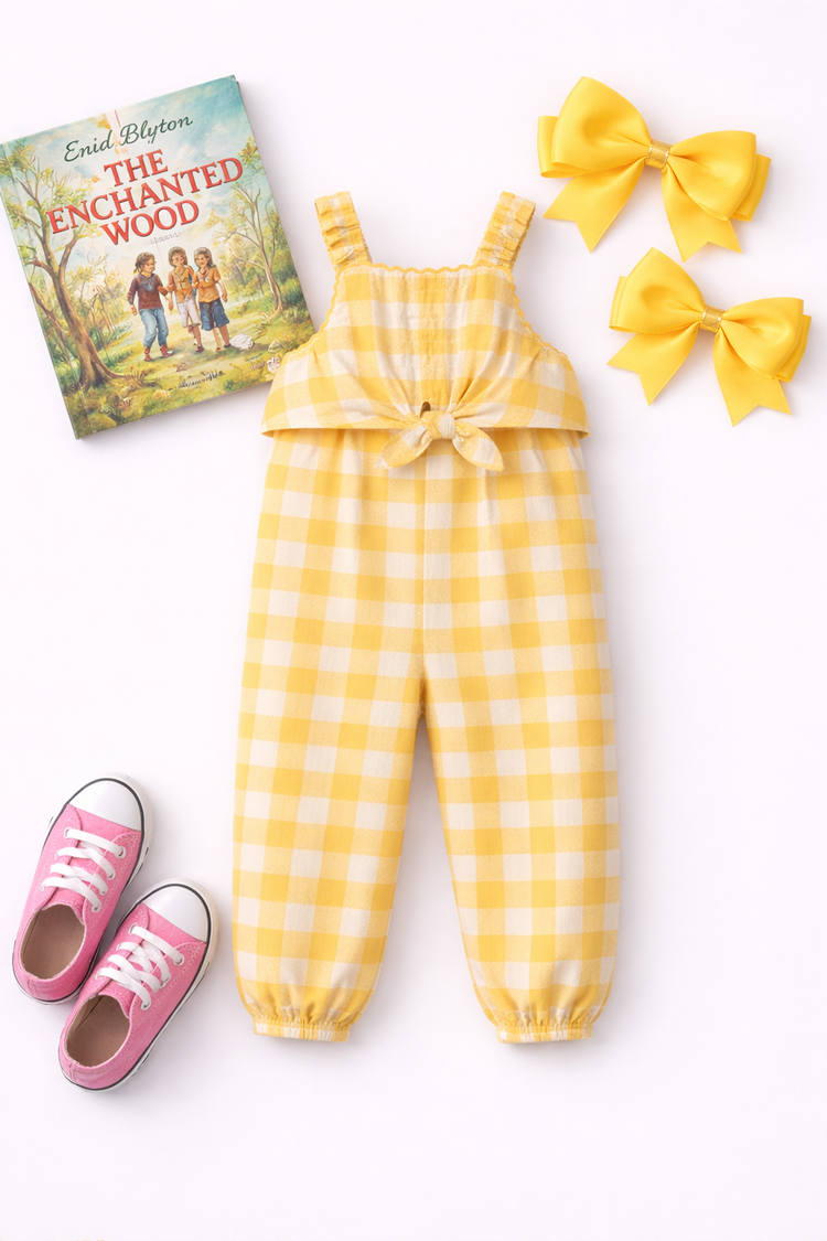 The Honeybee Checker Jumpsuit