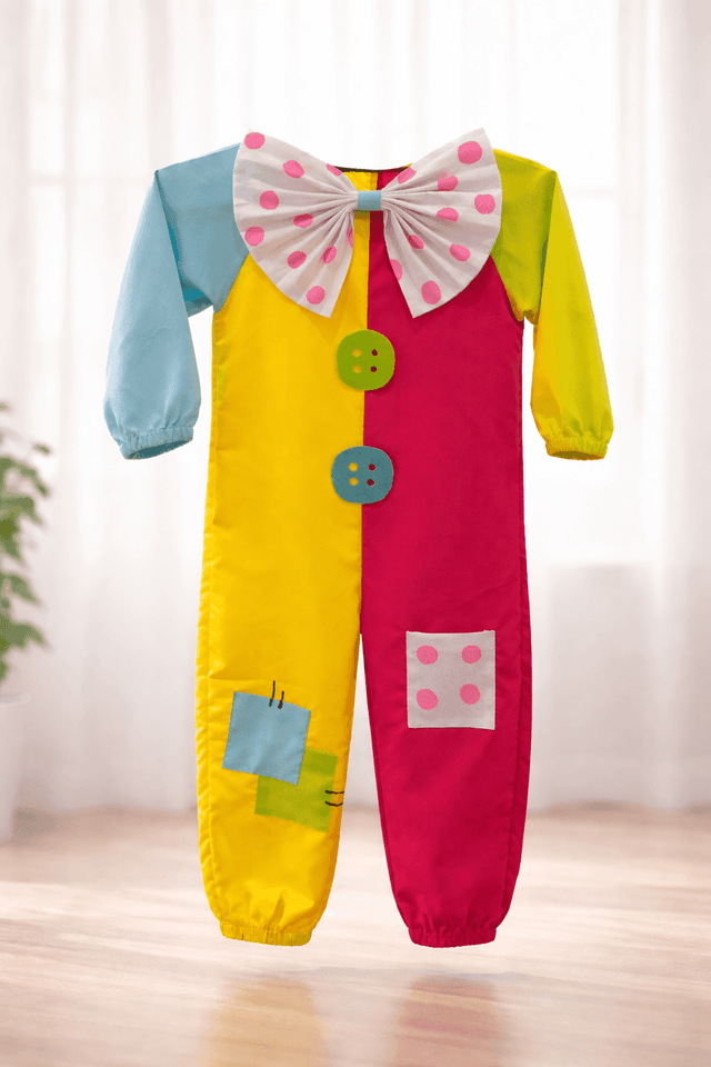 Tiny Clown Patchwork Jumpsuit
