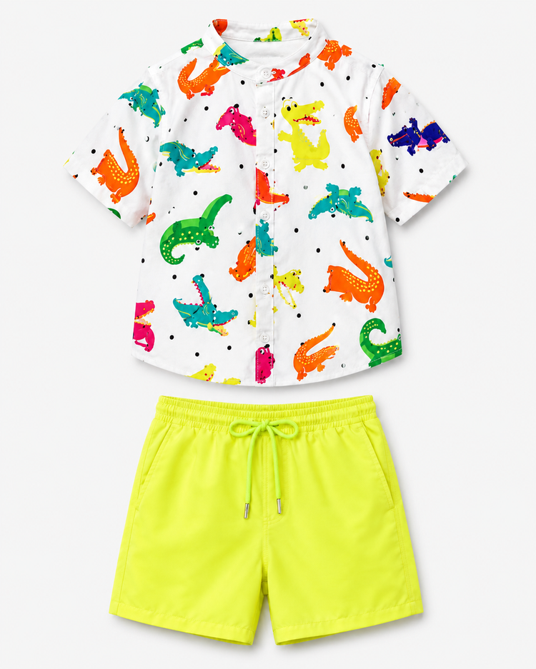Croc Fun Magic Shorts Co-ord Set