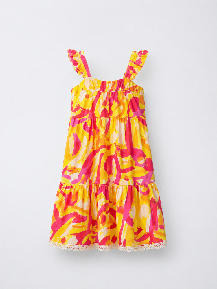 Sunshine Bloom Strappy Dress