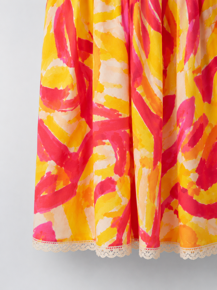 Sunshine Bloom Strappy Dress