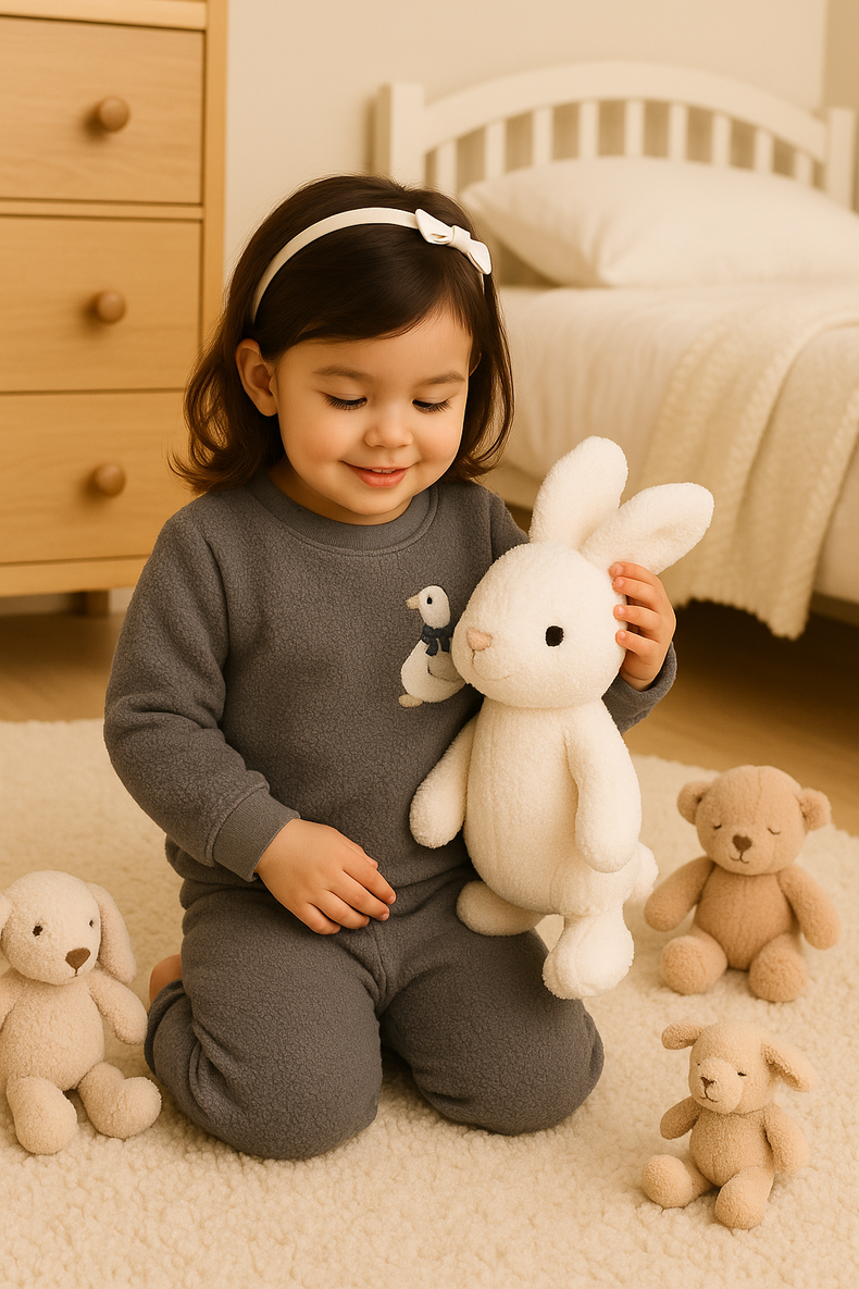 Grey Duck Fleece Set