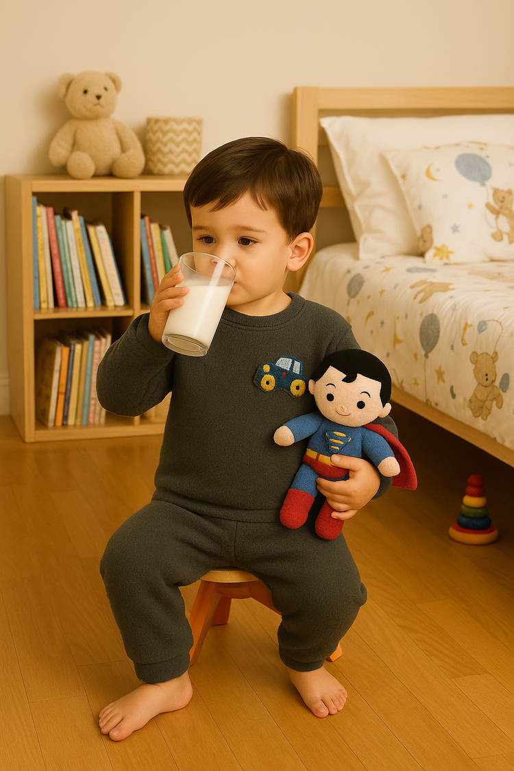 Grey Truck Fleece Set