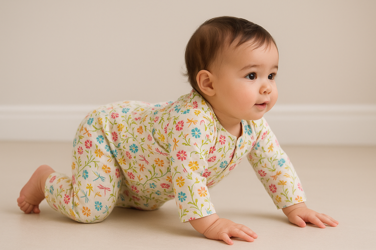 Multi-Coloured Floral Cotton Co-ord Set