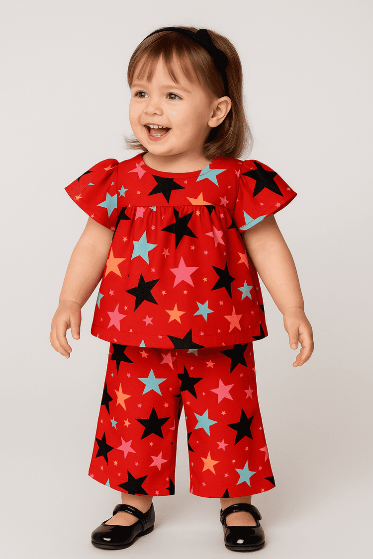 Multi-Coloured stars Co-ord Set