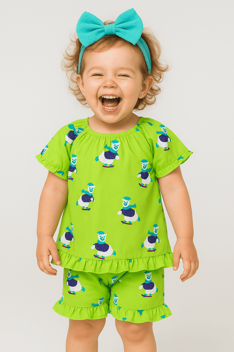 Skating Polar Bear Co-ord Set