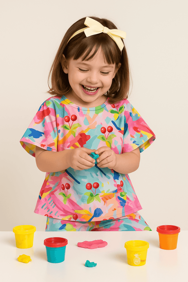 Splashes and Cherry Co-ord Set