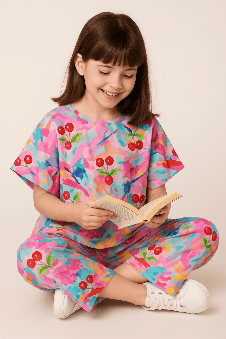 Splashes and Cherry Co-ord Set