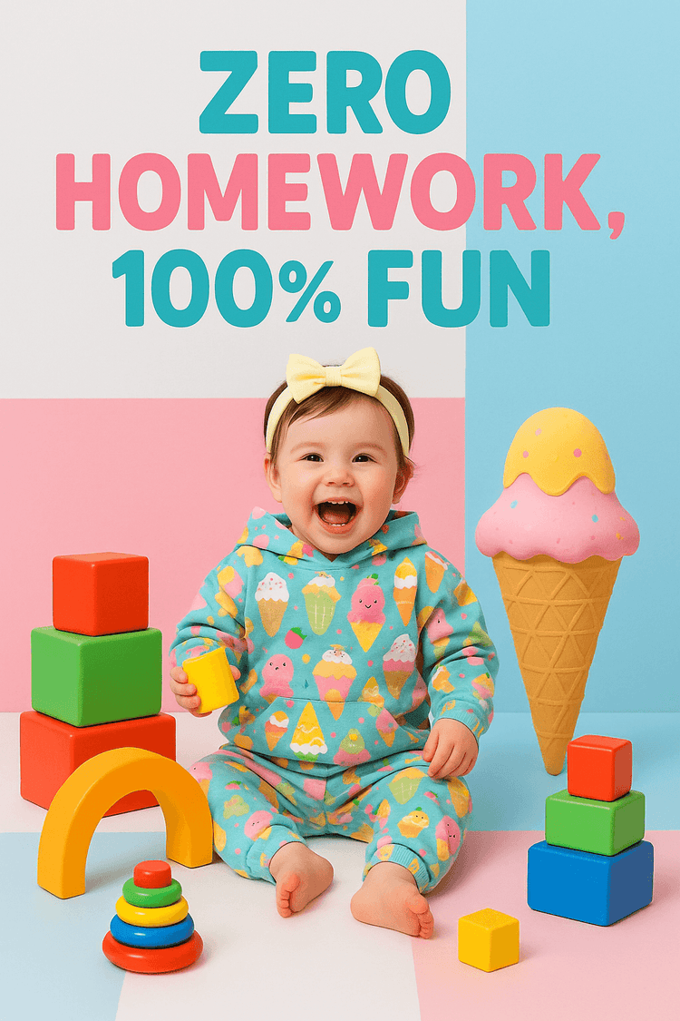 Sweet Scoop Hoodie Set