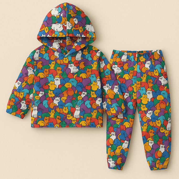 Meow Mania Hoodie Set