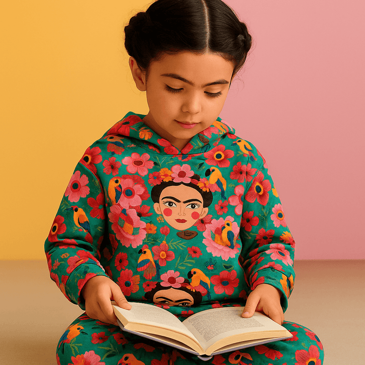 Frida Bloom Hoodie Set