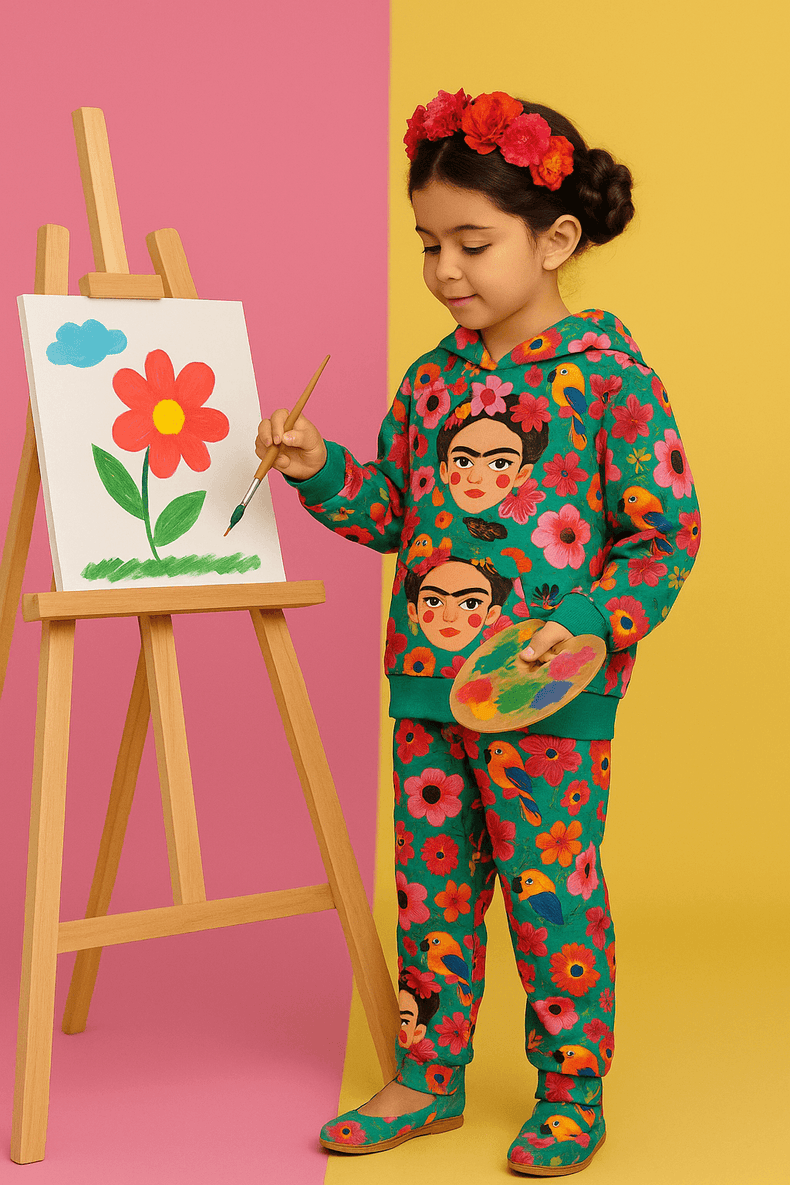 Frida Bloom Hoodie Set