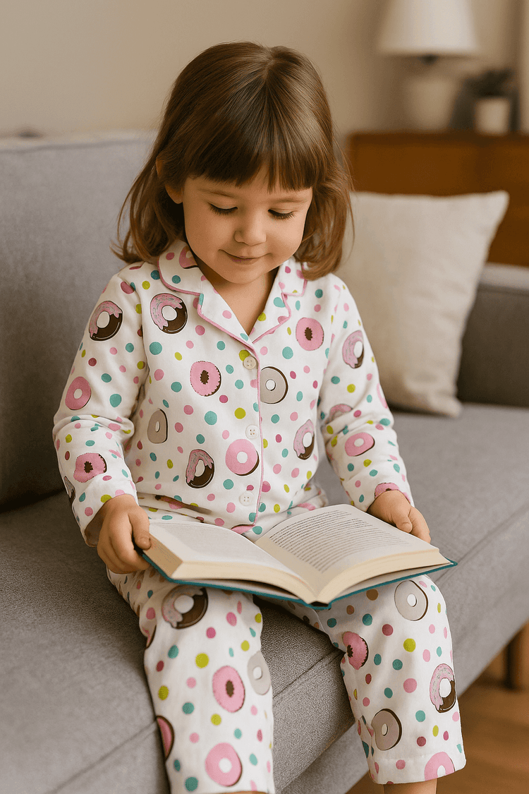 Dotty Donut Pajama Set - Night Wear
