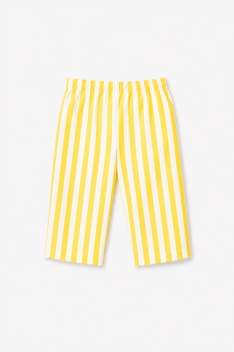Yellow Stripes Night Suit