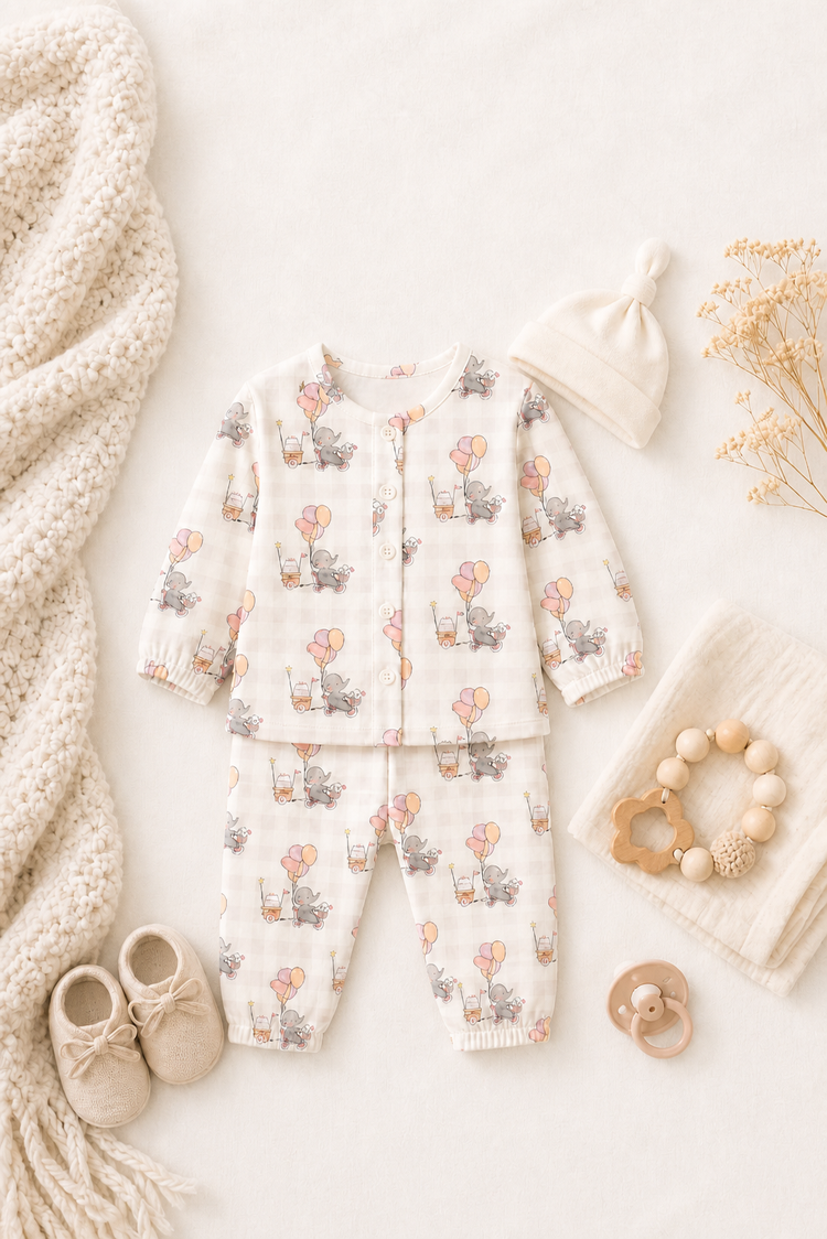 Elephant and Balloons Set