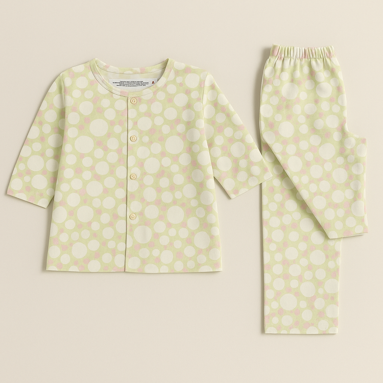 Ivory and Rose Poppy Raindrops - Night Wear