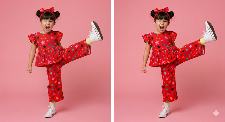Multi-Coloured stars Co-ord Set