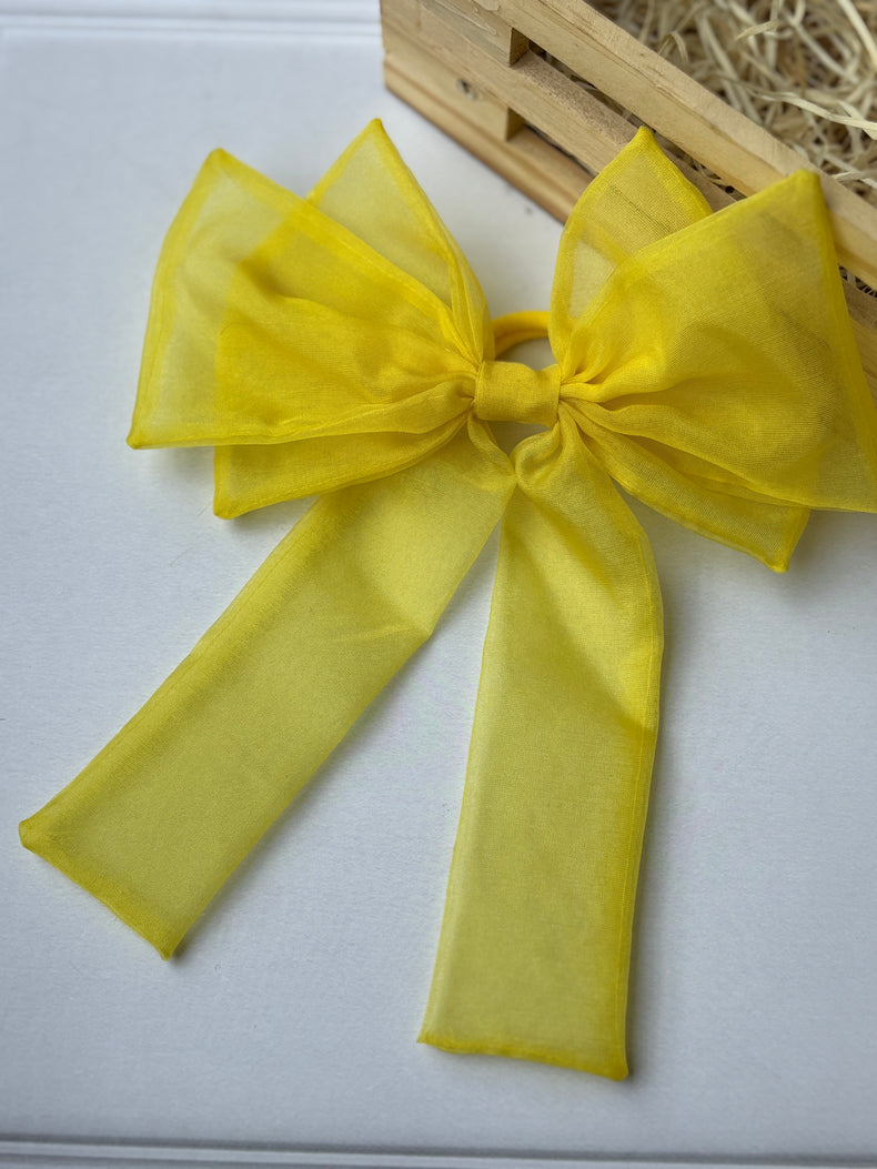Sunshine Bow Hair Tie