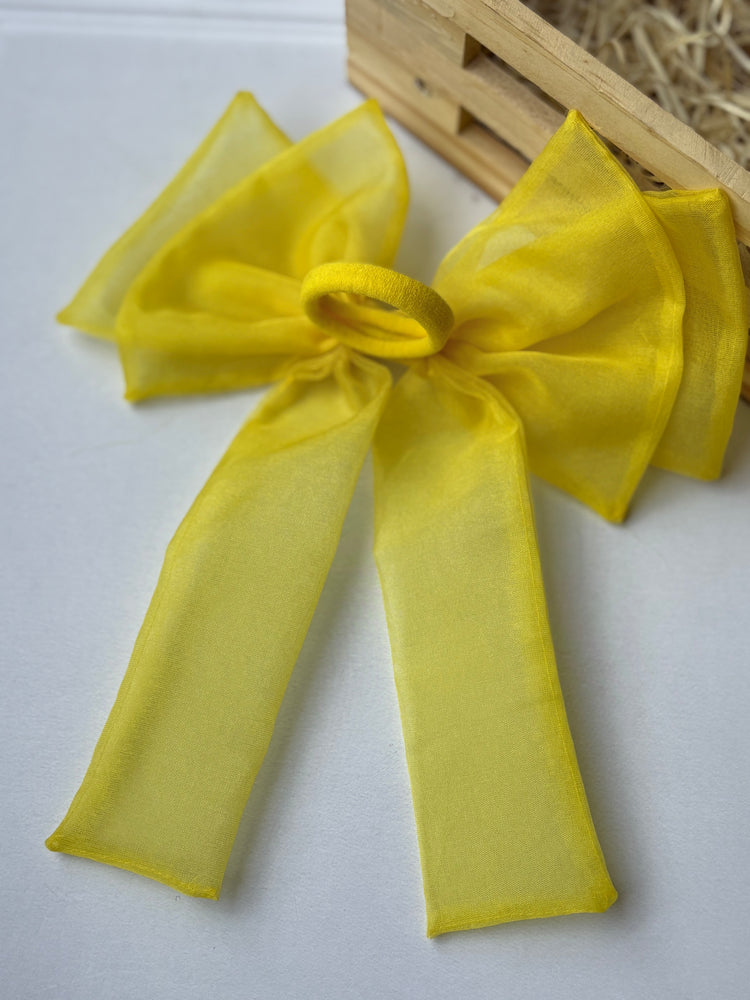 Sunshine Bow Hair Tie