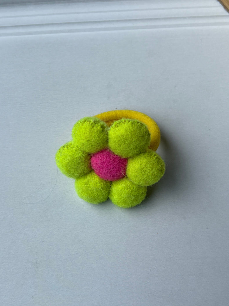 Neon Bloom Hair Tie