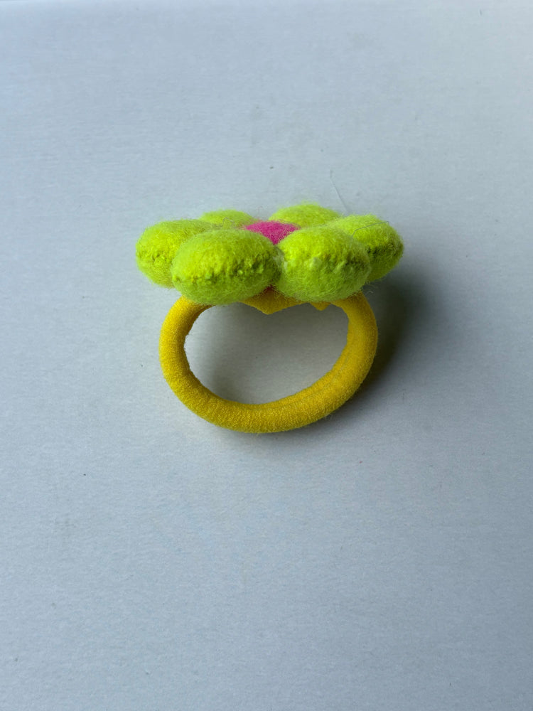 Neon Bloom Hair Tie