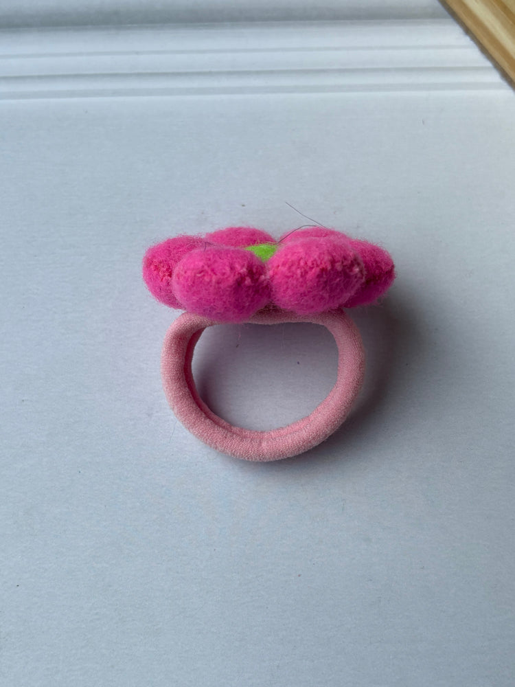 Pink Bloom Hair Tie