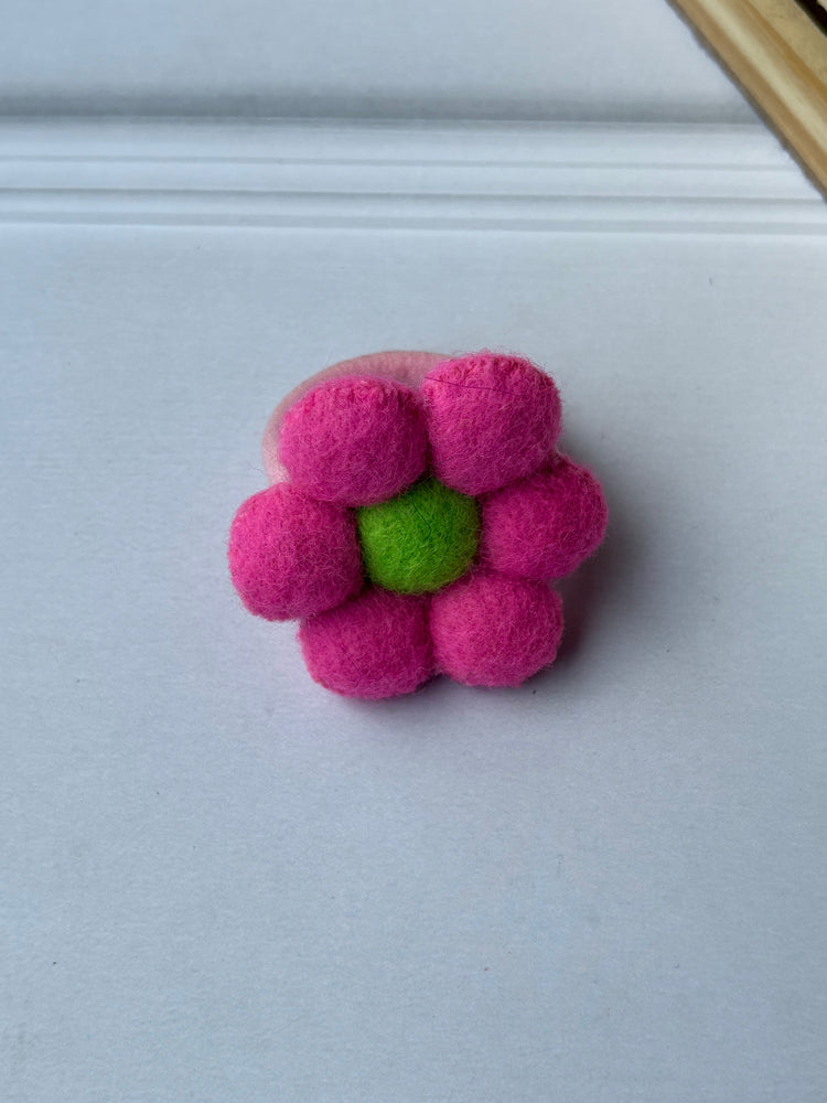 Pink Bloom Hair Tie