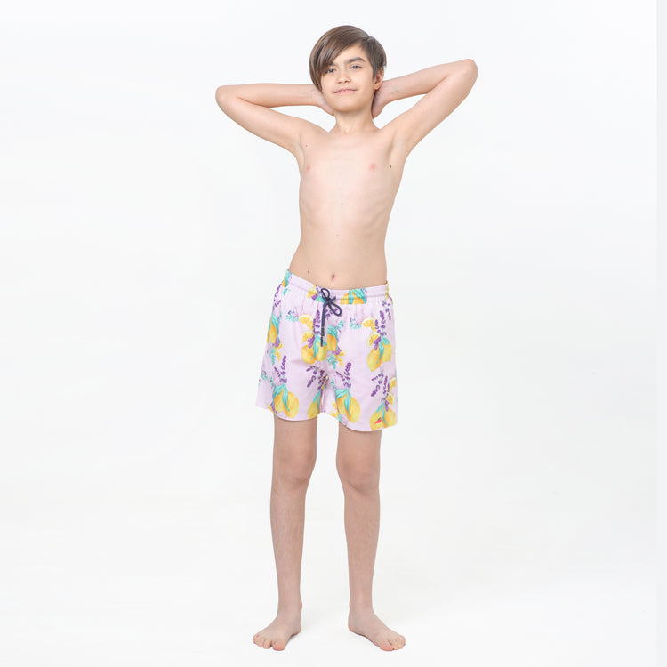Tropic Classique Co-ord Set (Lavender and lemon)