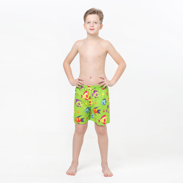 Tropic Classique Co-ord Set (Multicolored Fish)