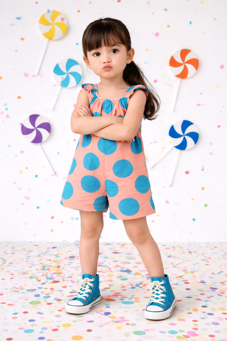 The Peaches & Pop Romper