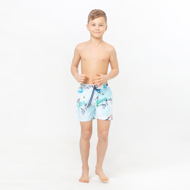 Tropic Classique Co-ord Set (Penguins Playtime)