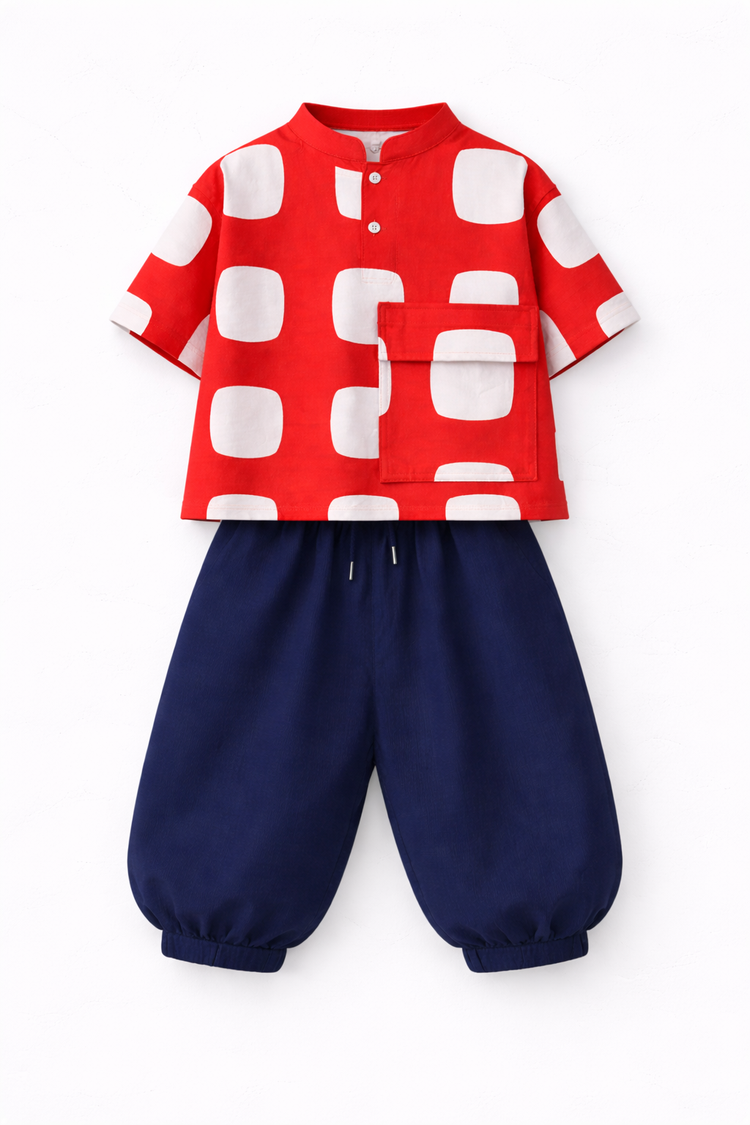 Red Rhythm Pocket Co-ord Set