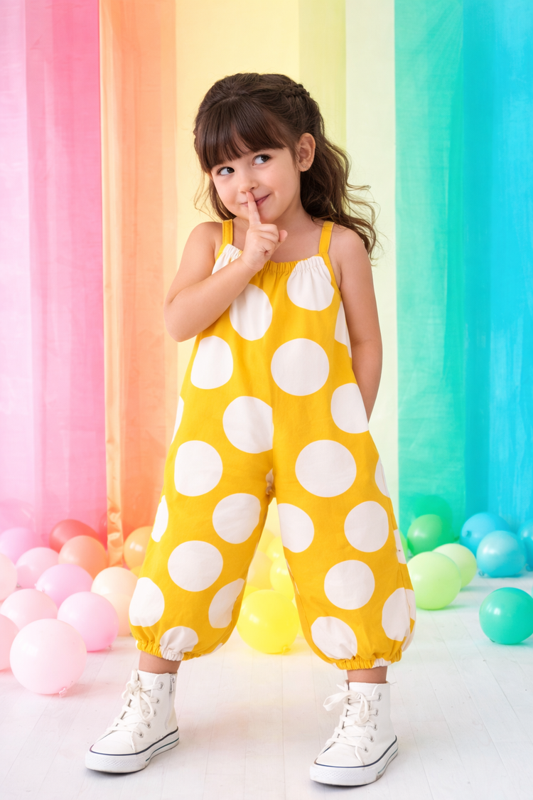 The Lemonade Dotty Romper