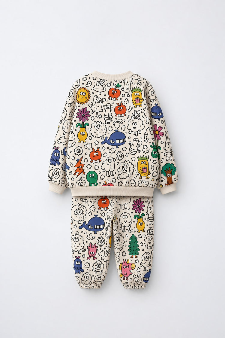 Doodle Jogger Set flat lay by Anaario