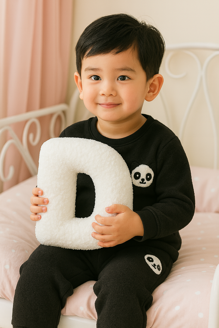 Anaario alphabet fleece cushion for kids