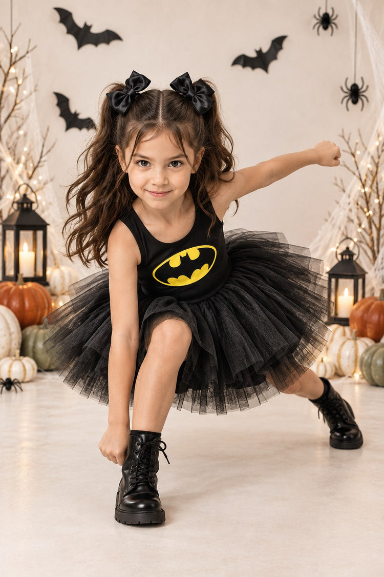 Batgirl Costume for kids by Anaario – Halloween fancy dress