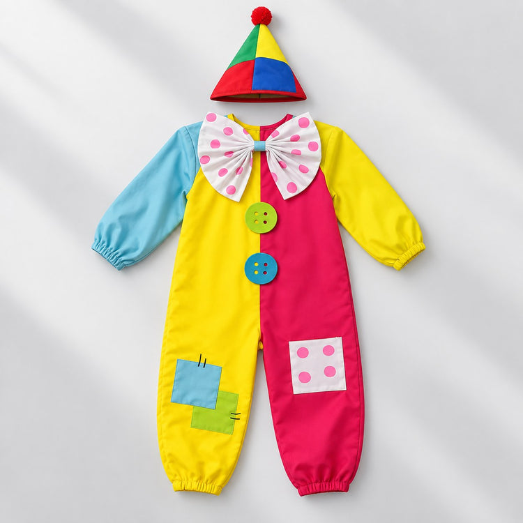 Clown Jumpsuit Costume for kids by Anaario – Halloween fancy dress