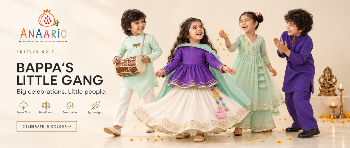 Anaario Ganpati Festive Edit - Bappa's Little Gang