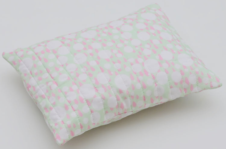 Snuggles and Cuddles Baby Blanket Gift Bundle (Ivory and Rose Poppy Raindrops)