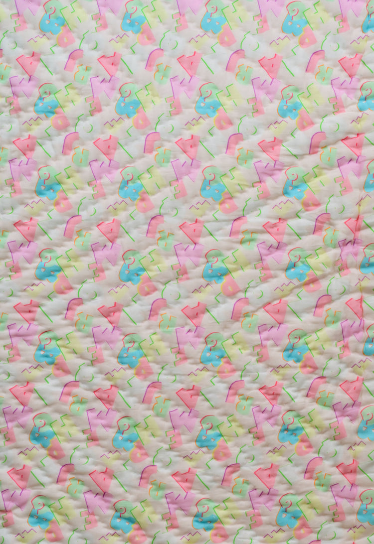Snuggles and Cuddles Baby Blanket Gift Bundle (Multicoloured pastel alphabets)