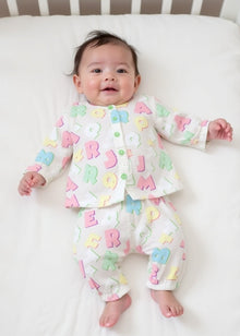Pastel multicolor alphabets Baby Set