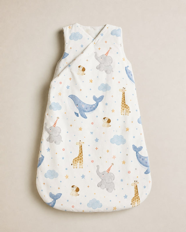 Blue Whale Bamboo Baby Sleeping Bag