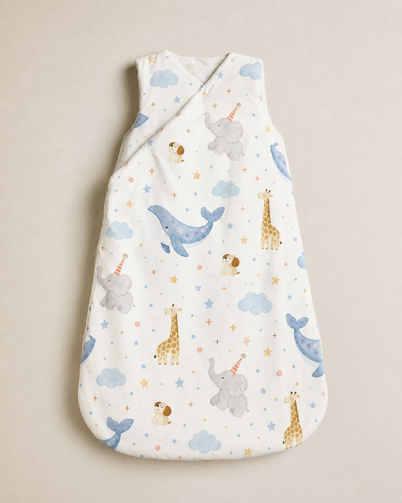 Blue Whale Bamboo Baby Sleeping Bag