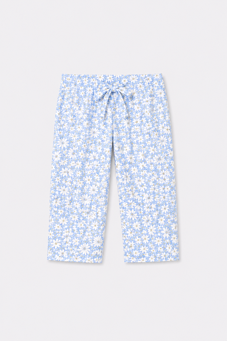 Girl wearing Anaario Bluebell Daisy Night Suit