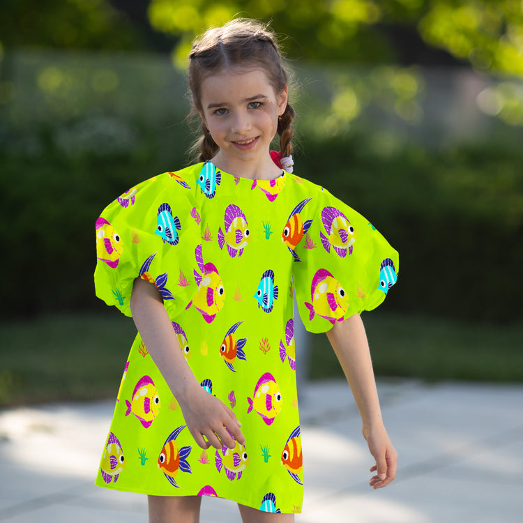 Girl wearing Anaario Cheerful Meringue Dress